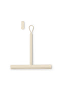 Brabantia ReNew Shower Squeegee with Door Hook – Silicone Soft Beige