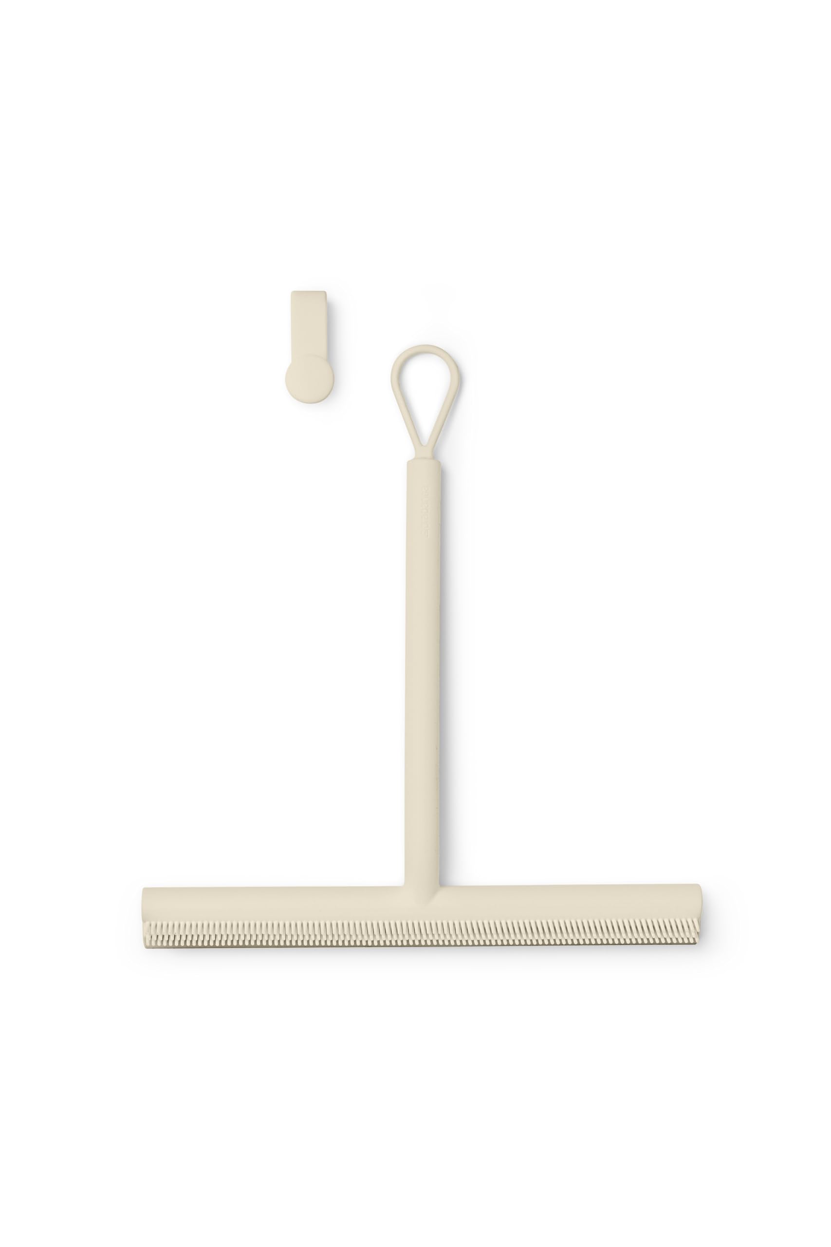 Brabantia ReNew Shower Squeegee with Door Hook – Silicone Soft Beige