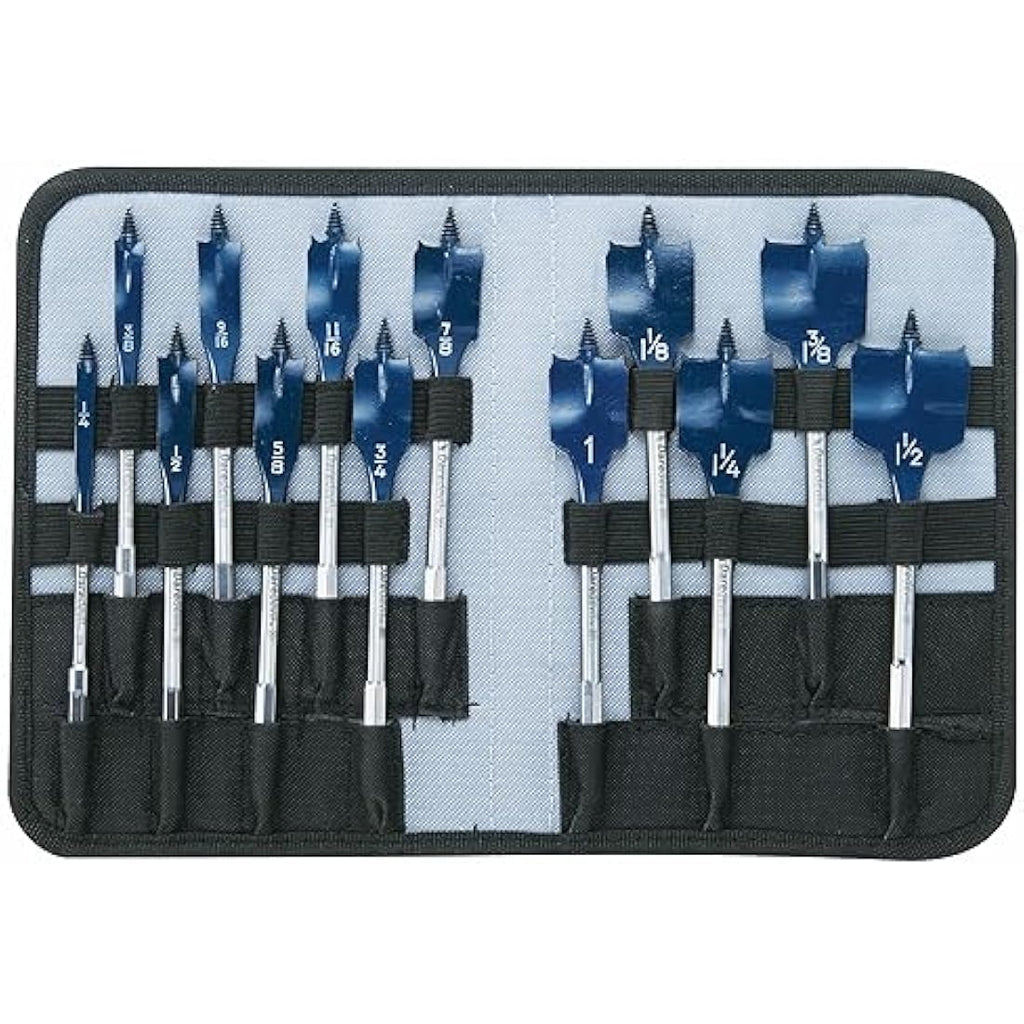 Bosch DSB5013P Daredevil Spade Bit Set - 13-Piece Woodworking Kit