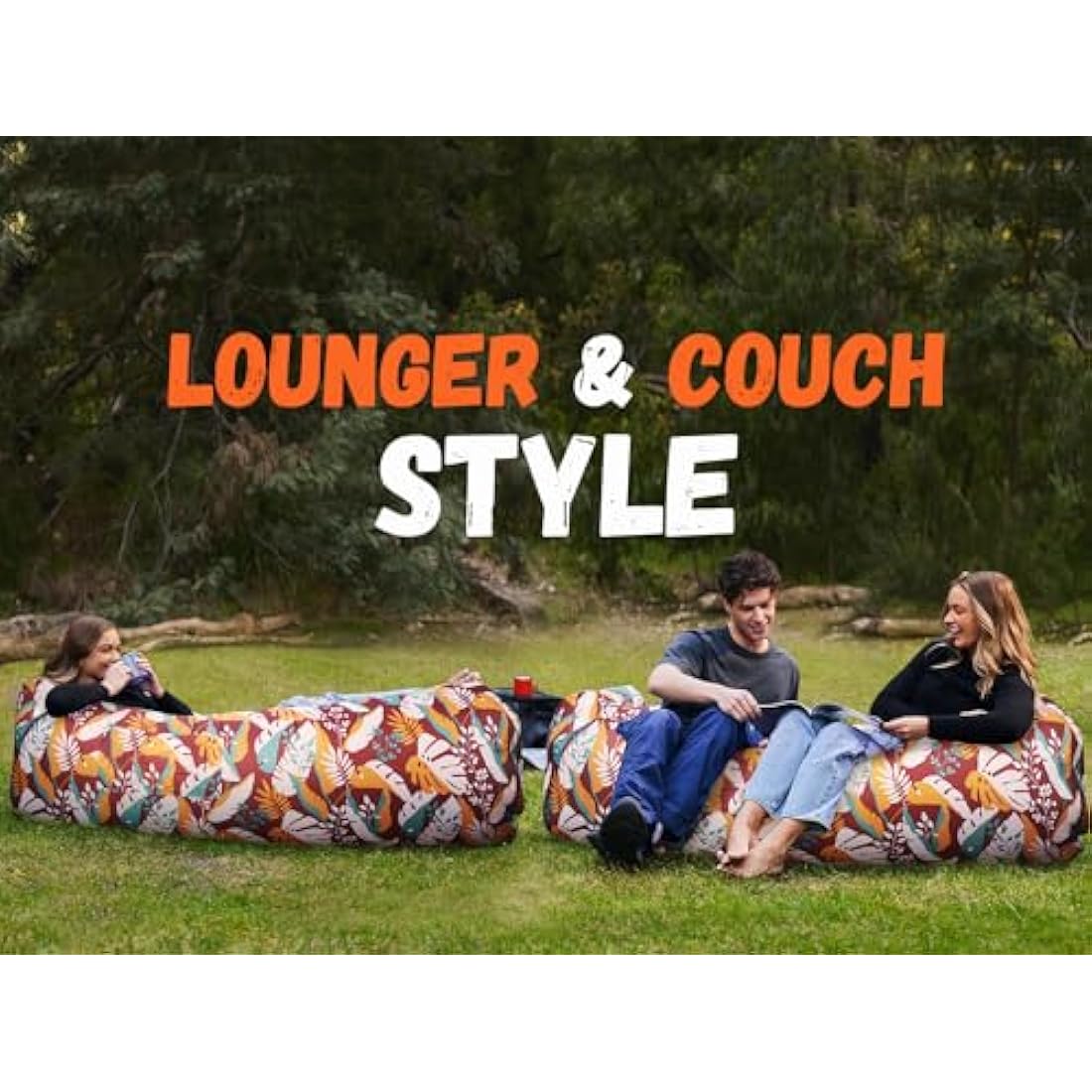 WEKAPO Inflatable Lounger Air Sofa – Portable Waterproof Hammock
