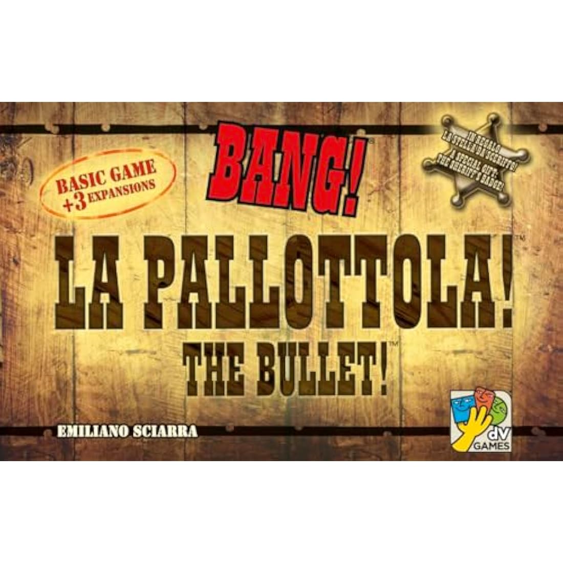 Bang! The Bullet Deluxe Edition Board Game - English & Italian Version