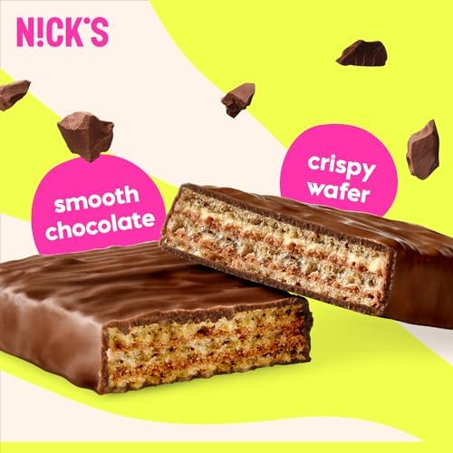 NICKS Chocolate Wafer Bars – Low Carb & Gluten Free Multipack (24x35g)