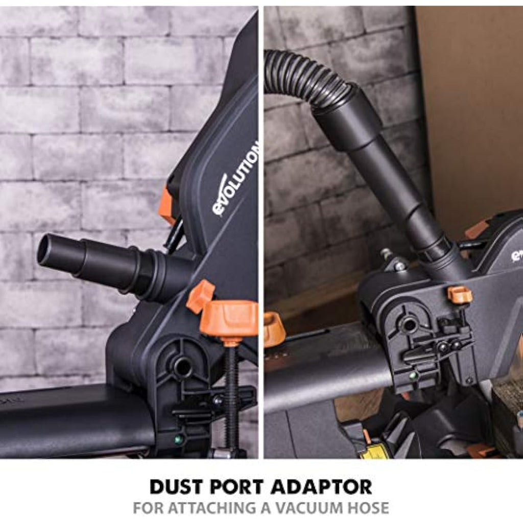 Evolution R255SMS Mitre Saw Accessory Pack - Clamps & Dust Bag