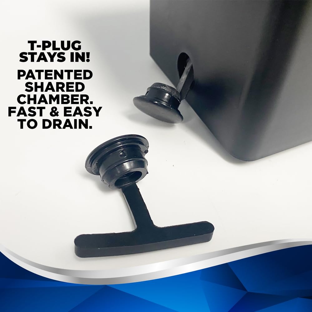 Club Clean Golf Ball and Club Cleaner with Universal Bracket – Black