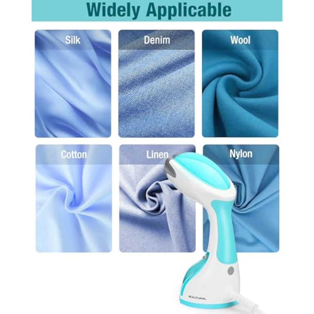 BEAUTURAL Handheld Clothes Steamer – 1200W Portable Garment Steamer
