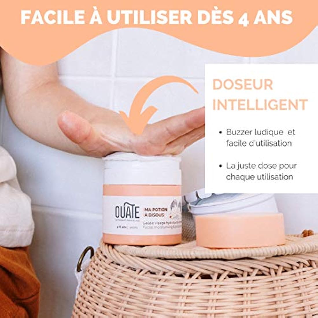OUATE – Coffret Découverte Soin Visage Enfant 4-6 Ans – Vegan