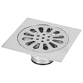 Jolof Store Stainless Steel Floor Drain – 100mm Square Shower Strainer