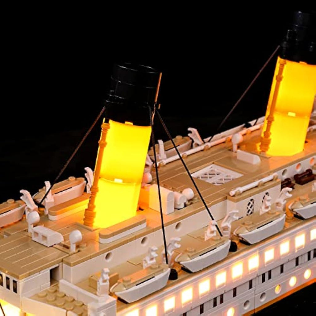 Briksmax LED Lighting Kit for Lego 10294 Titanic Model - DIY Lights