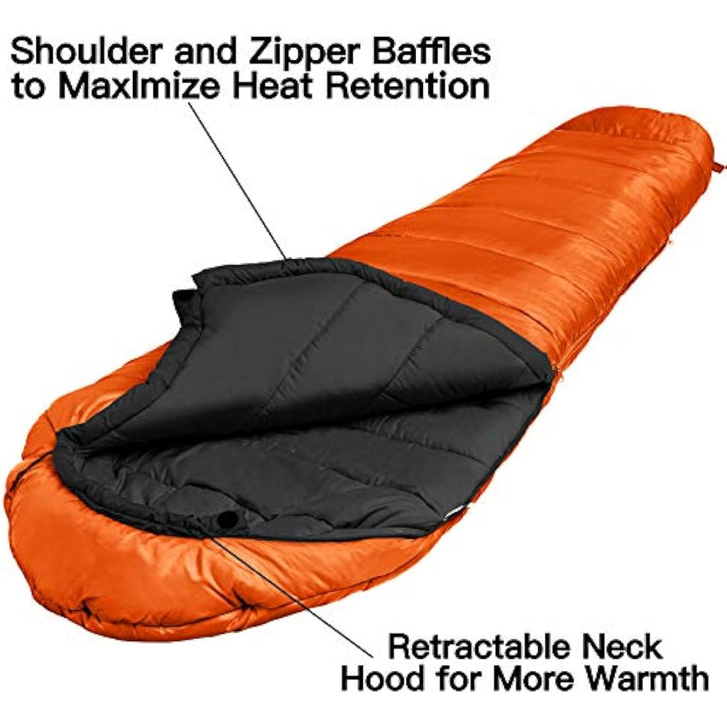 Bessport Mummy Sleeping Bag | 4 Seasons 0°C Ultralight Thermal Gear