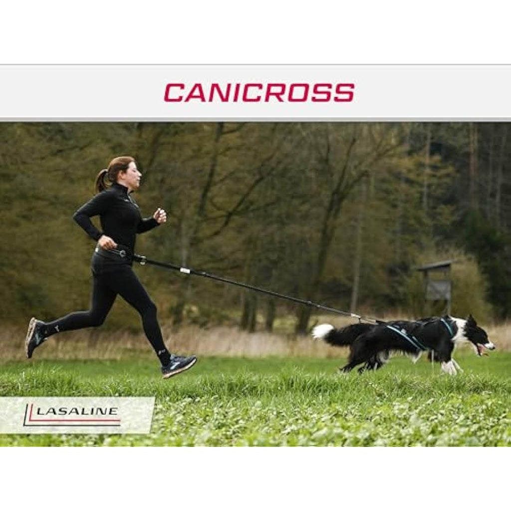 LASALINE X-Back Dog Pulling Harness for Canicross and Bikejoring