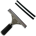 GBPro Professional Window Squeegee | 15cm Stainless Steel Wiper + 2 Blades