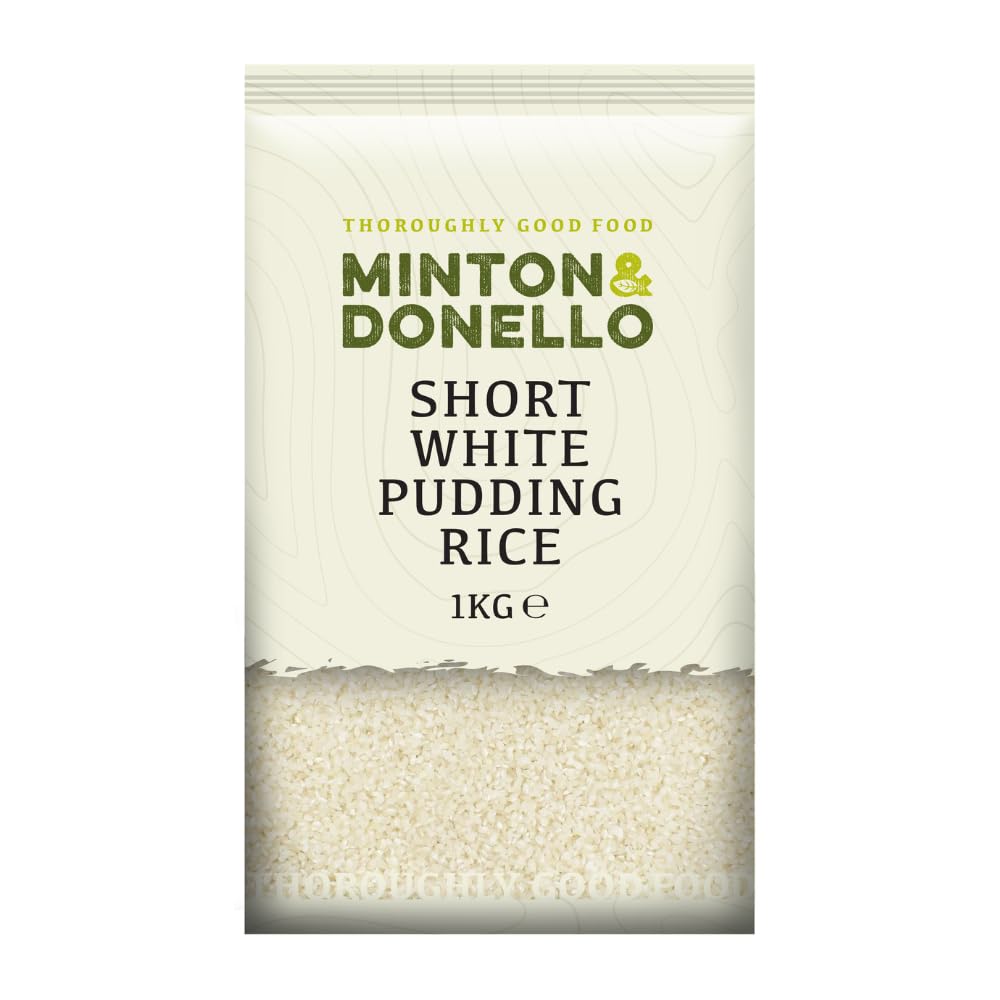 Minton & Donello Short White Pudding Rice – 6 x 1kg Bulk Pack