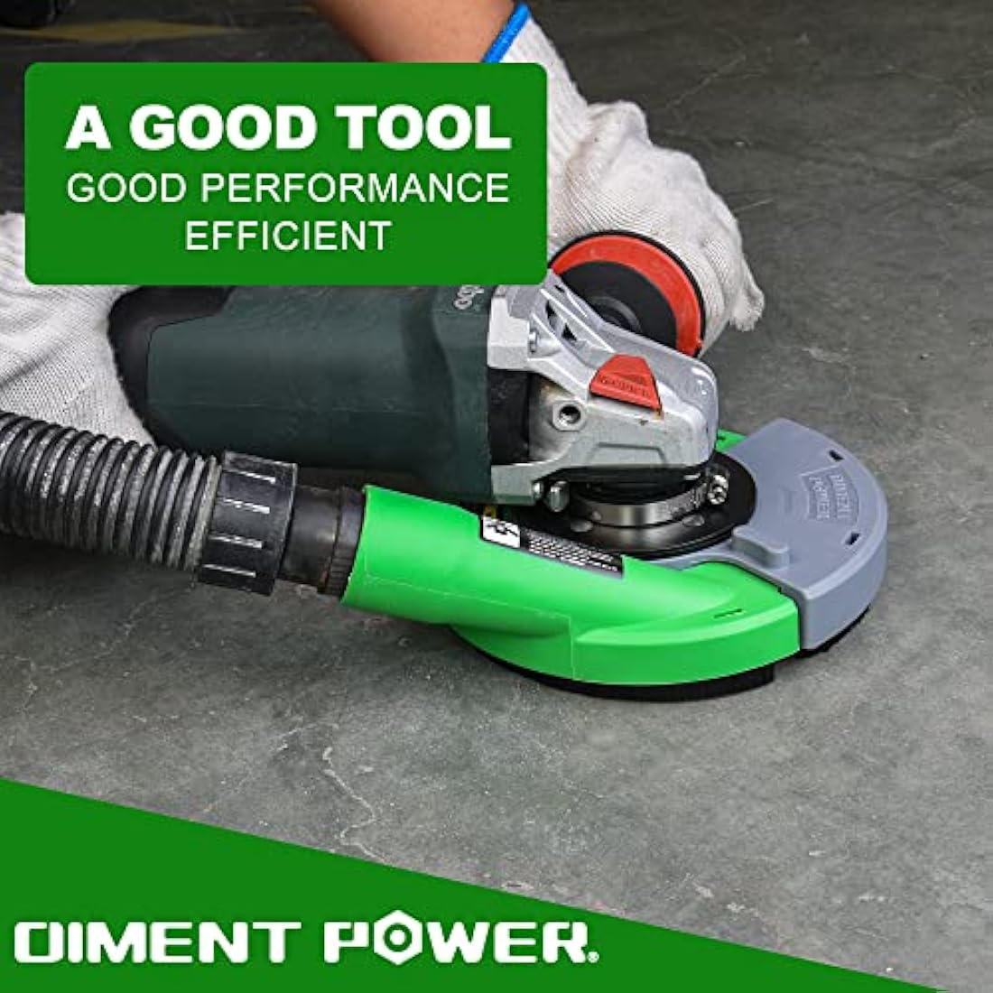 Diment Power 5" Angle Grinder Dust Shroud & Diamond Cup Wheel Kit