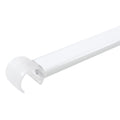 Spirella Decor Shower Curtain Rail Ceiling Support | 60cm White Aluminium