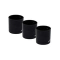KalaMitica Magnetic Cylinder Organizers - 3 Pack ABS Resin - Black