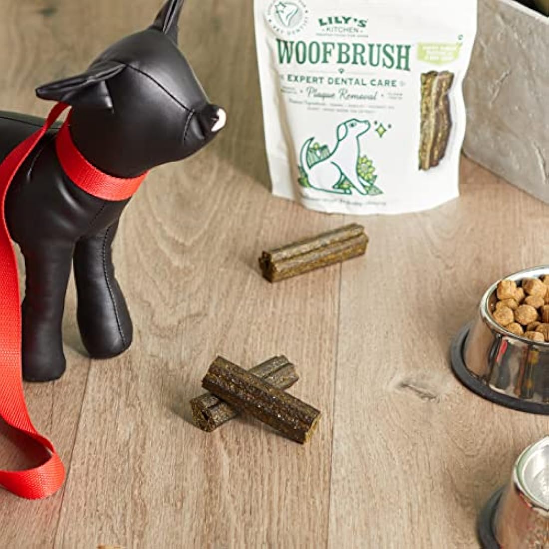 Lily's Kitchen Woofbrush Natural Dental Chews for Small Dogs – 7 Pack