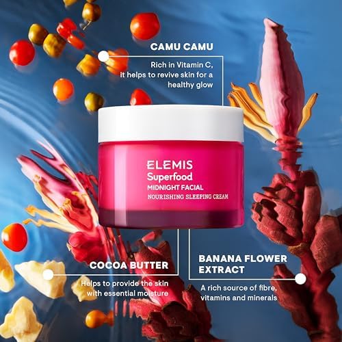 ELEMIS Superfood Midnight Facial Cream & Oil - Prebiotic Night Treatment