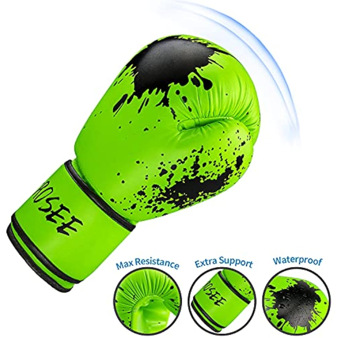 Grosee Kids Boxing Gloves – PU Leather Training & Sparring Gear, 6oz-10oz
