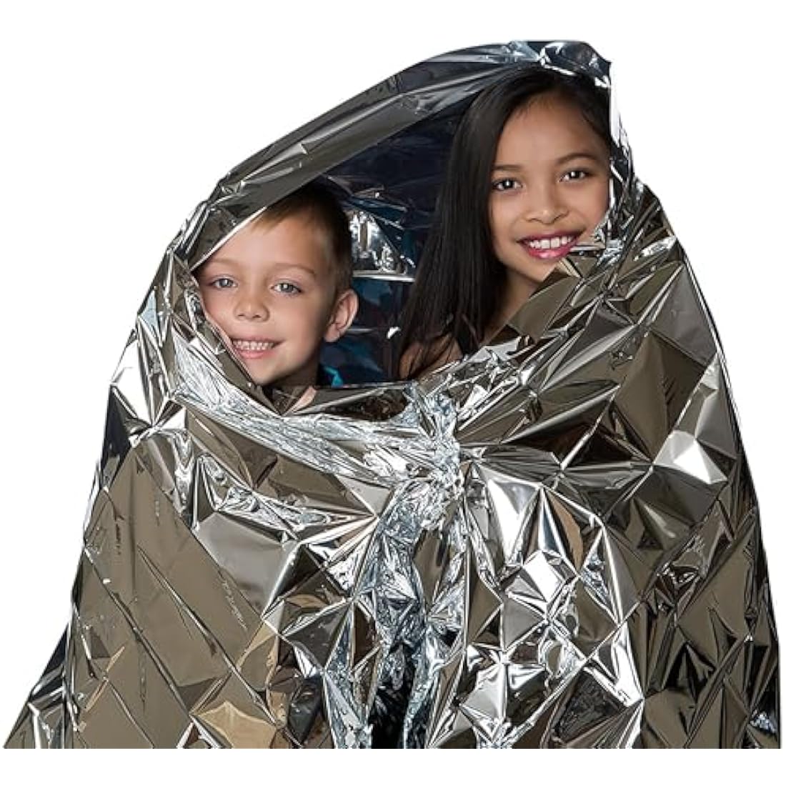 MIXIAO Emergency Mylar Thermal Blankets - 50 Pack Survival Gear