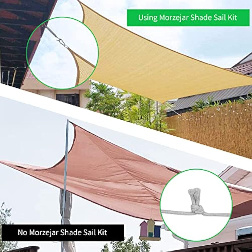 Sun Shade Sail Hardware Kit – M6 304 Stainless Steel Set
