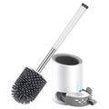 Braoses Silicone Toilet Brush with Holder | Wall Mounted & Quick Drying