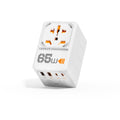 TESSAN 65W Universal Travel Adapter | 4 USB Ports Worldwide Plug
