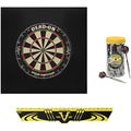 Viper Defender II Sisal Dartboard Bundle with Wall Protector & 21 Darts
