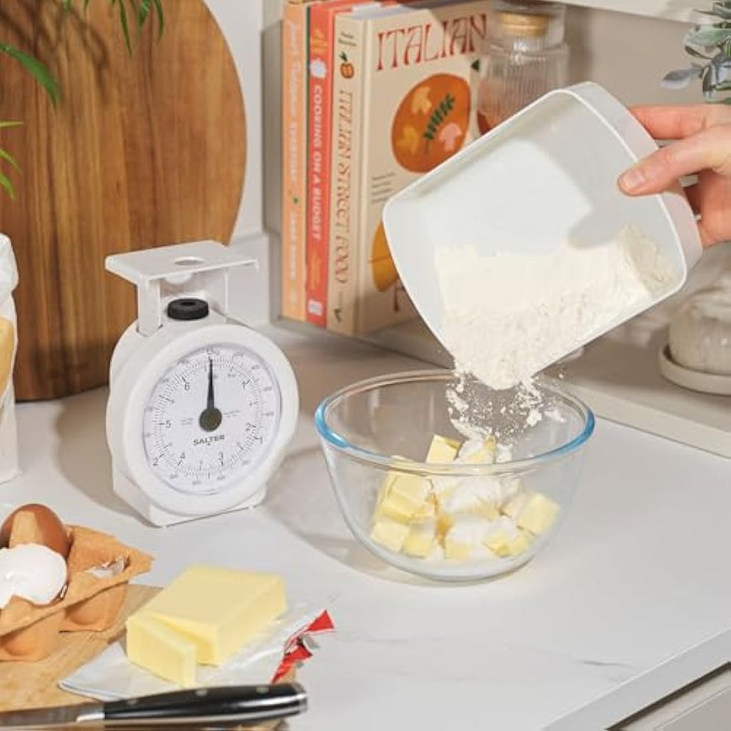 Salter Mechanical Kitchen Scale – 3kg Mini Analogue Food Scale with 1L Bowl