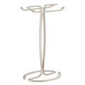 iDesign Axis Freestanding Hand Towel Rack – Satin Metal Bathroom Stand
