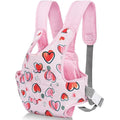 Aolso Baby Doll Carrier | Adjustable Cotton Front & Back Toy Seat - Pink