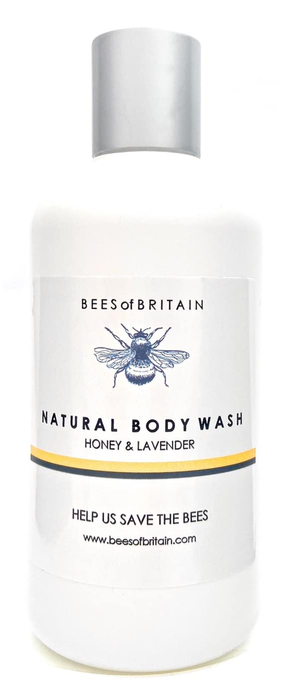 Bees of Britain Natural Body Wash – Honey & Lavender for Sensitive Skin