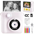 Kids Instant Print Camera – 1080P Digital Toy with 32GB Card