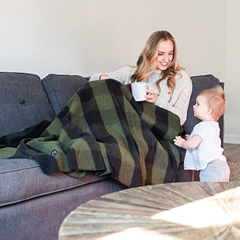 Arcturus Heavyweight Wool Blanket – 4.5lbs Washable Camping Blanket