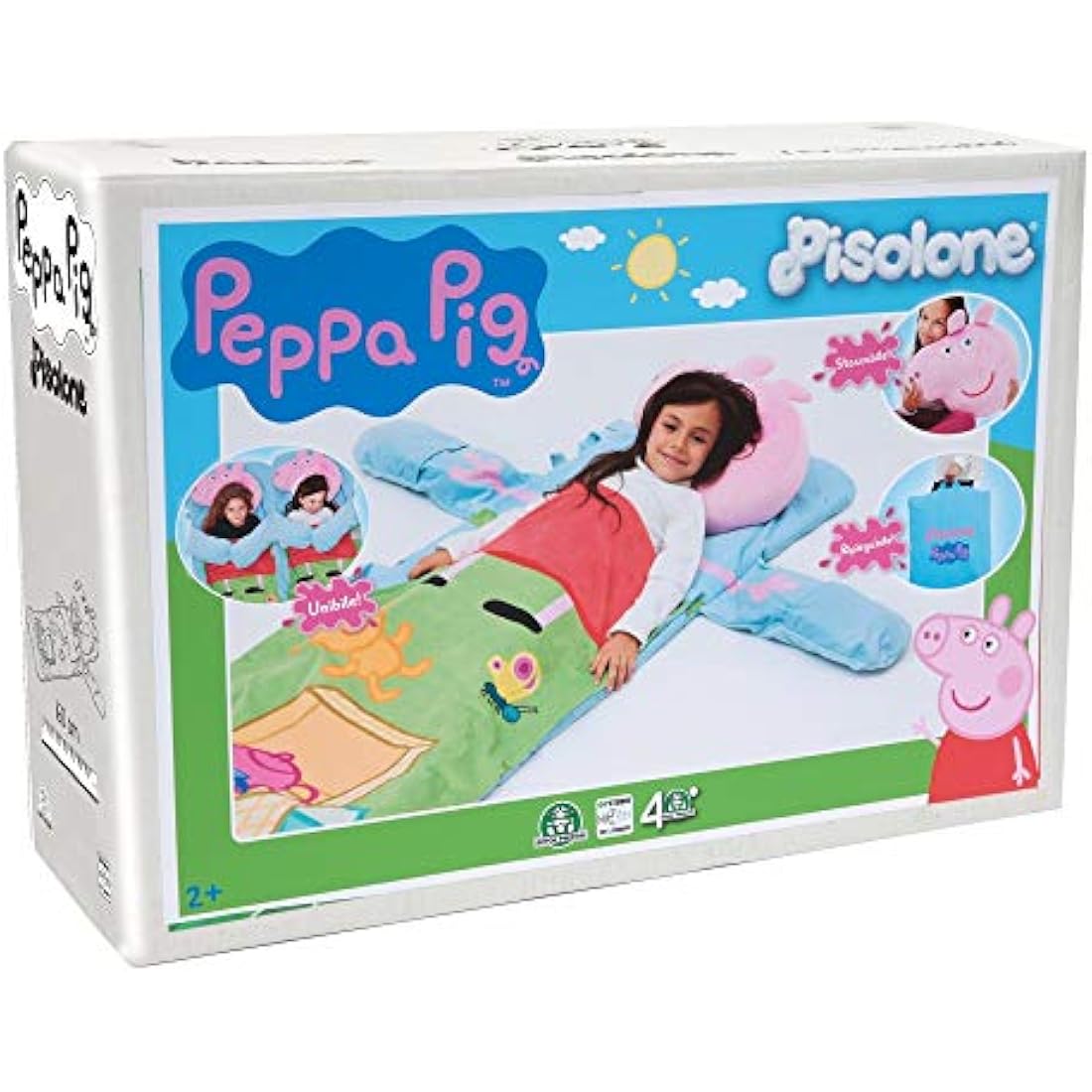 Giochi Preziosi Peppa Pig Nap Plush Toy – Washable Cushion & Pillow
