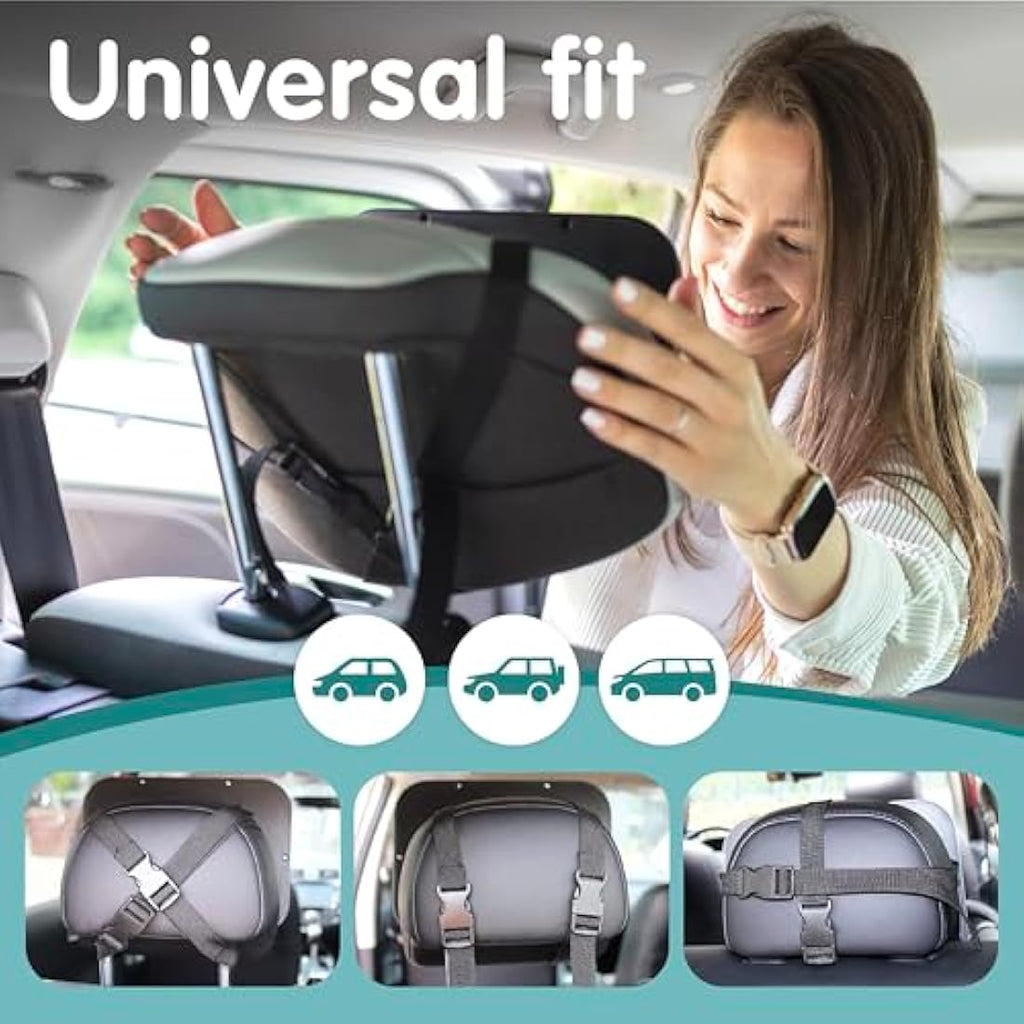 Onco Baby Car Mirror – Shatterproof Rear View Mirror with 360° Rotation