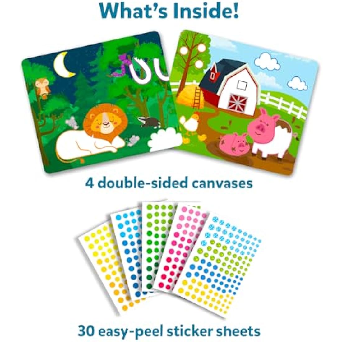Skillmatics Dot It Animal Sticker Art Kit – Mess-Free DIY Craft for Kids