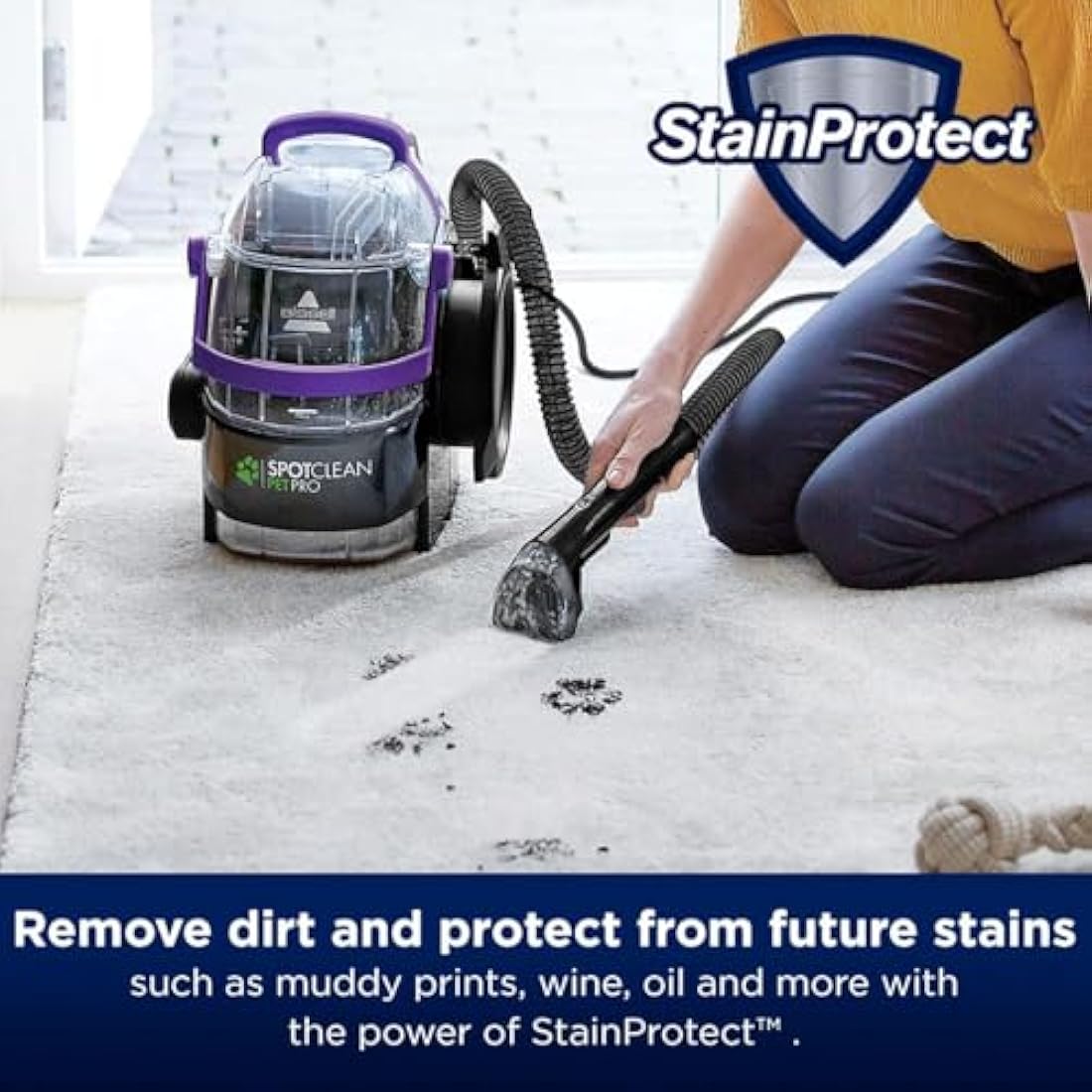 BISSELL SpotClean Pet Pro Portable Carpet and Upholstery Cleaner