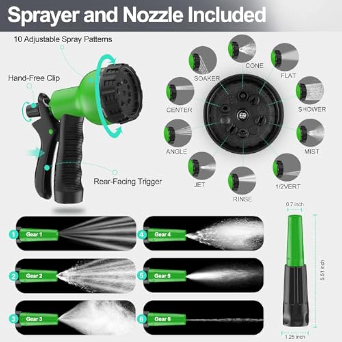 SPECILITE 100ft 304 Stainless Steel Garden Hose – Heavy Duty Metal Pipe