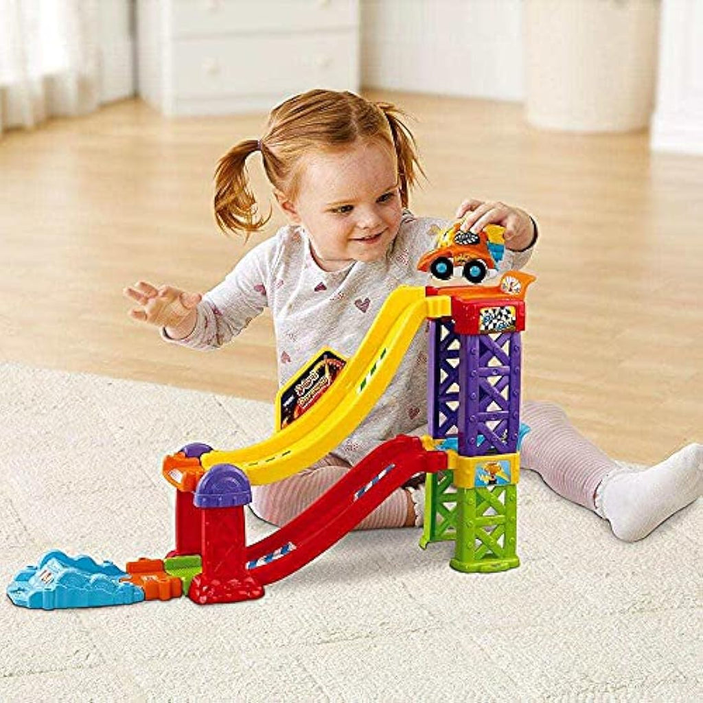 VTech Toot-Toot Drivers 3-in-1 Raceway – Interactive Toy Car Track