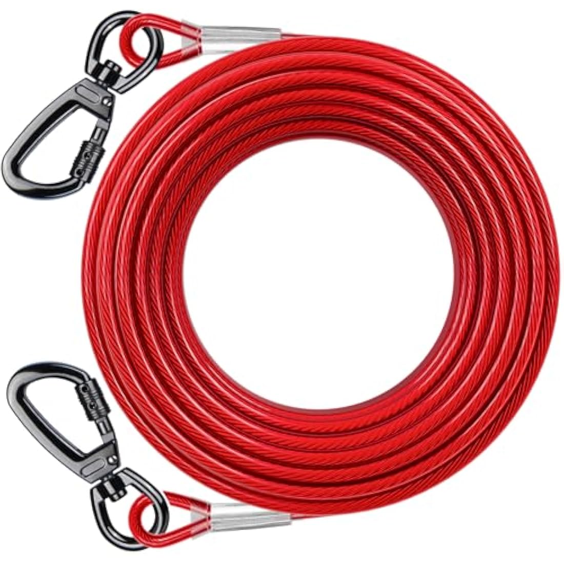 Dog Tie Out Cable – Reflective Galvanized Steel Lead Line