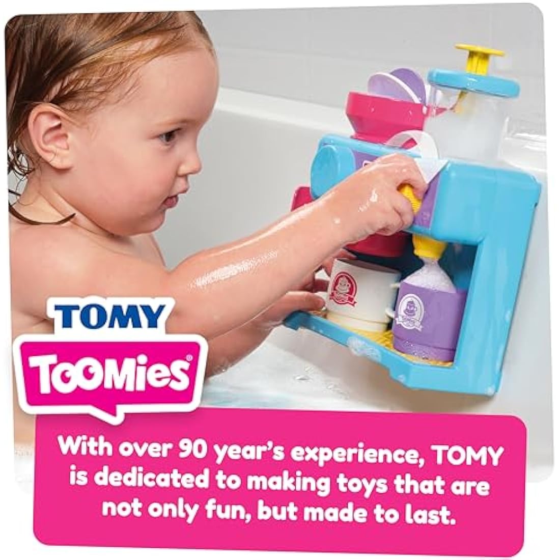 Toomies Bath Barista – Wall Mounted Bubble Maker & Pretend Play Toy
