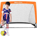 Dimples Excel Pop-Up Football Goal – Portable 120cm Soccer Net for Kids
