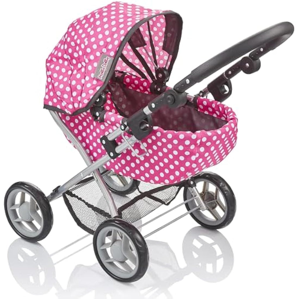 Molly Dolly My First Dolls Pram – Adjustable Toy Stroller for Ages 2-5