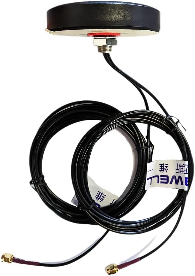 Maswell 4G 2X2 MIMO Antenna – Waterproof LTE Puck Aerial with 3m Cable