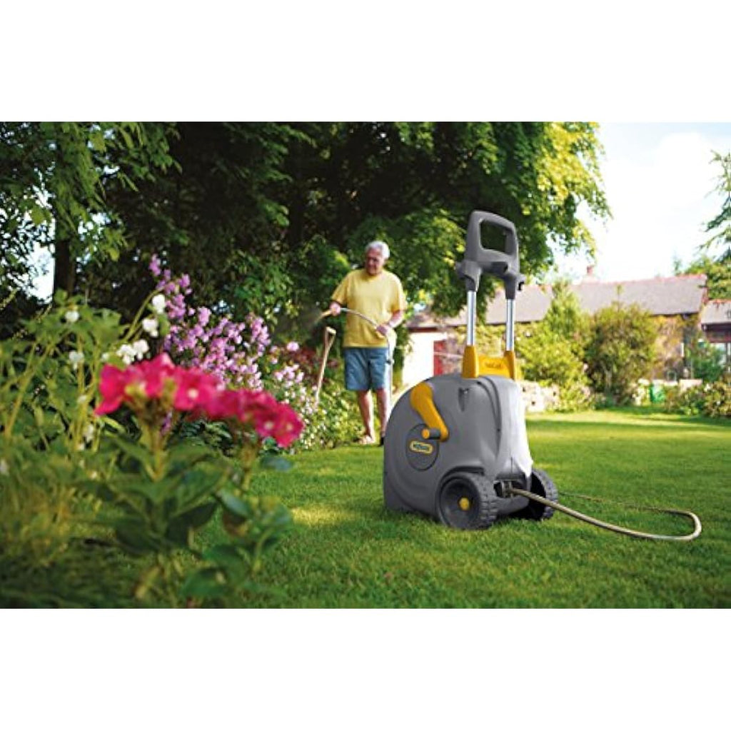 Hozelock Fast Reel Cart | 40m Retractable Hose Reel with Wheels