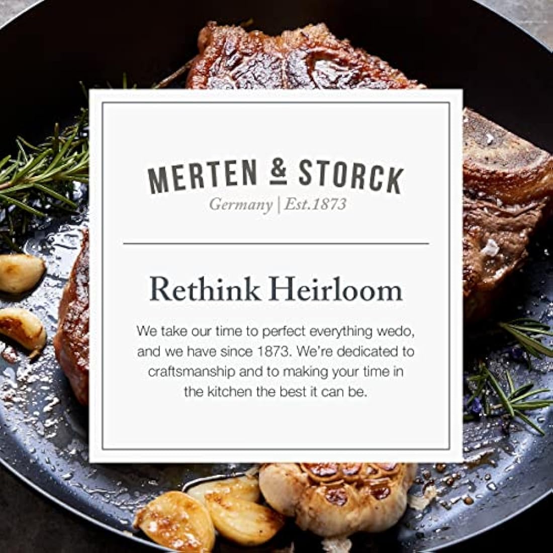 Merten & Storck Carbon Steel 26cm Frying Pan | Induction Skillet