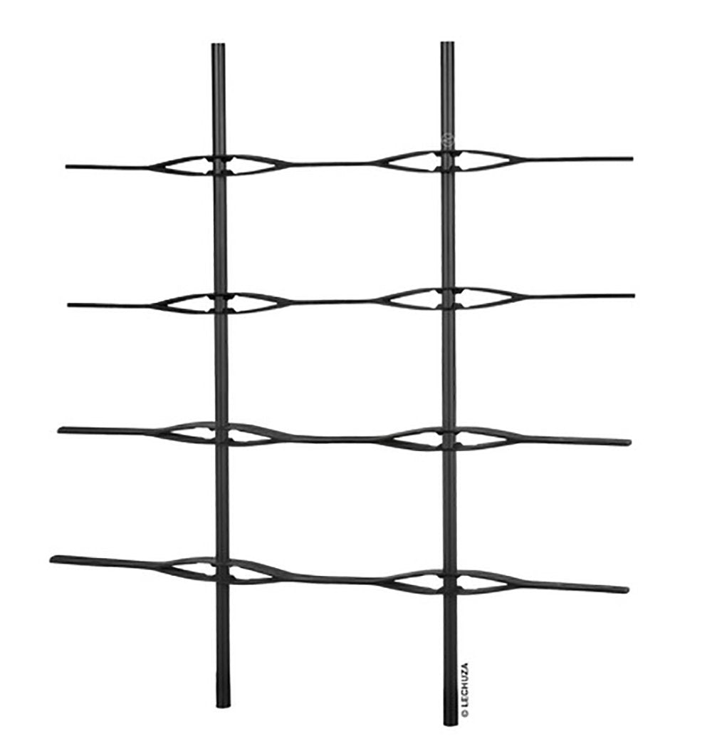 Lechuza Trio Cottage 40 Self-Watering Planter with Trellis - Black