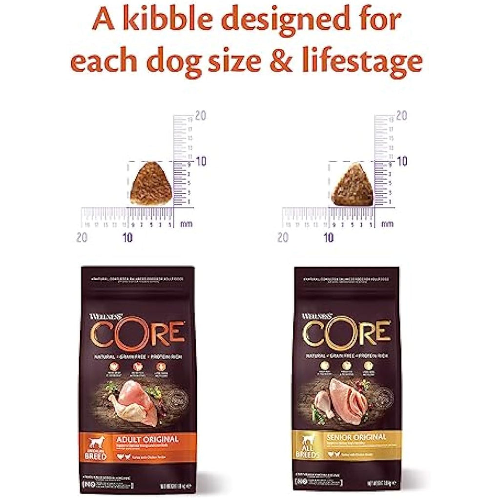 Wellness CORE Senior Grain-Free Dog Food | Turkey & Chicken - 10kg