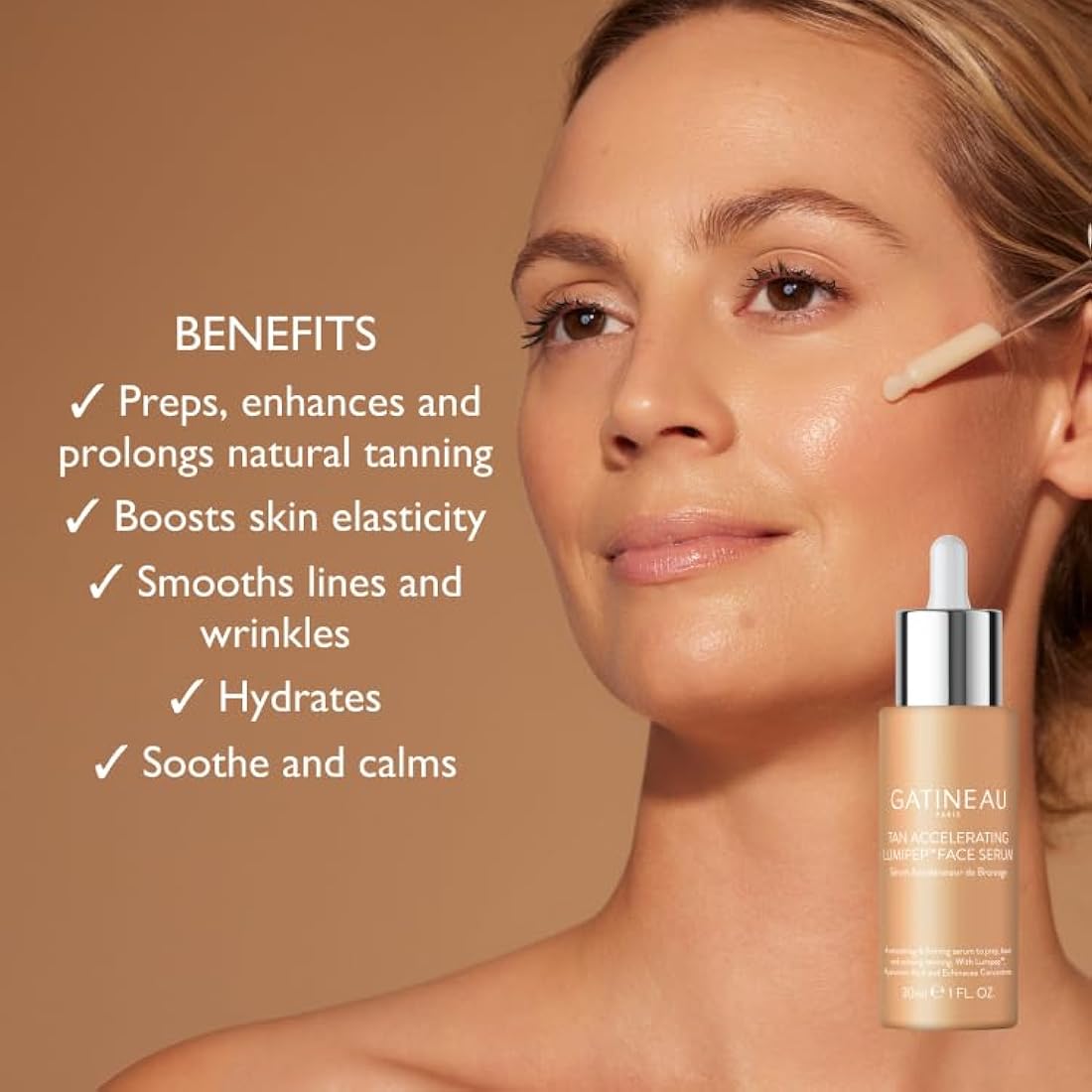 Gatineau Tan Accelerating Lumipep Face Serum Duo – Hyaluronic Acid 2x30ml