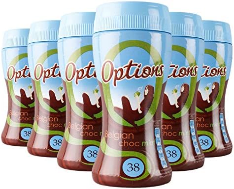 Options Mint Hot Chocolate Drink – 220g Jars (Multipack of 6)
